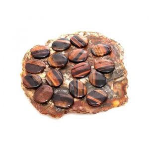 Galet Oeil De Taureau Qualit&eacute; Extra Mineral Est - 1 Pierre Pierre Vendue Seule - Neuf