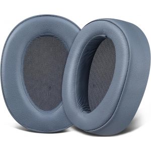 LORANKA-Doux Cuir Prot&eacute;in&eacute; Mousse Coussin Coussinets pour Sony WH-H900N (h.Ear on 2 Wireless) & MDR 100ABN (h.Ear on Wireless) Annulation de Bruit Over-Ear Casque - Neuf