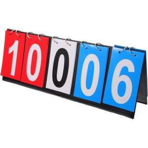 Acdsgd-Tableau De Score R&eacute;utilisable - Fournitures De Sport - Basketball - Tableau De Score De Baseball - Tableau De Score Portable - Tableau De Score Portable - Jeux De Score - Flipper Tennis - Neuf