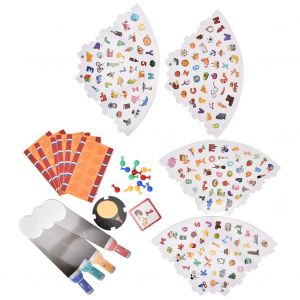 Jeu de cartes educatif de chasse au tresor avec lampe de poche pour enfants - Neuf