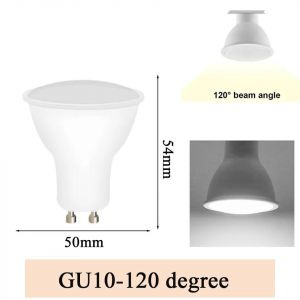 Lugh-8 Pi&egrave;ces Ampoule Led Gu10 Ac220v Lampes Led Lampada 3w-12w 120/38 Degr&eacute;s &Eacute;clairage Led Pas De Scintillement Remplacer La Lampe Halog&egrave;ne 50w Pour La Maison - Neuf