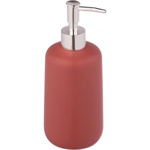 KAL-Maximex Distributeur De Savon Olinda Rouge - Accessoire De Salle De Bain Avec Finition Mate - 0,5 L 70192400 8 X 20 X 7,7 Cm - Neuf