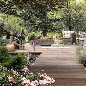 5 pcs moulins à vent coloré spinner 3D animal moulin à vent ornement de jardin pour jardin extérieur cour pelouse patio - Neuf