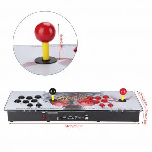 Console D'arcade A Double Joystick Led Avec Prise Britannique 250 V - Neuf