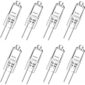 Ampoule G4 12v 20w Ampoules Halogènes,Lampe Halogène Basse Tension G4 Blanc Chaud Dimmable 2800k 350lm,Paquet De 8 - Neuf