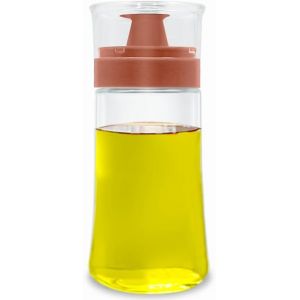 Bhhbb-Distributeur D'huile Anti-Fuite Avec Bec Verseur, 180 Ml, Verre D'huile D'olive Et Vinaigre, Bien Scellé Pour La Cuisine De Pique-Nique De Camping En Plein Air, Rouge - Neuf