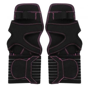 Boodun Fitness Gants Poids Gym Entra&icirc;nement Entra&icirc;nement Dragonne (Rose Rouge L / Xl) - Neuf