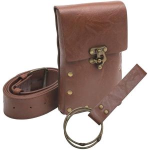 Cauc-Medieval Sac Ceinture Brun Femme Medieval Femme Accessoires Pr&eacute;f&eacute;r&eacute;s Ceinture Medievale Femme Convient Pour La Renaissance Cosplay - Neuf