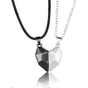 Colliers Magn&eacute;tiques Pour Couples, Collier Pendentif Coeur Cadeaux Romantiques - Neuf