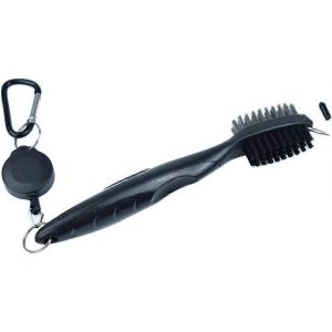 Ensemble d'outils de nettoyage pour aff&ucirc;teur de rainures de club de golf et brosse avec tyrolienne r&eacute;tractable de 2 pieds et niveleur - Neuf