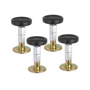 But&eacute;es anti-vibrations pour cadre de lit r&eacute;glable (4 pi&egrave;ces, 64-87 mm) - Neuf