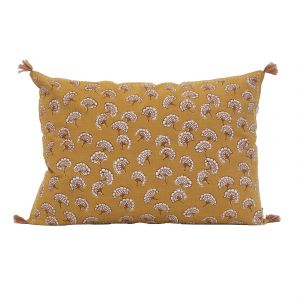 Coussin D&eacute;coratif Imprim&eacute; Motif Floral - Neuf