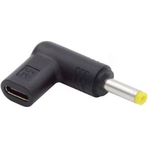 THEF-Adaptateur USB 3.1 type C USB-C femelle vers DC 12 V 4,0 x 1,7 mm, émulateur PD, déclencheur coudé à 90 degrés - Neuf
