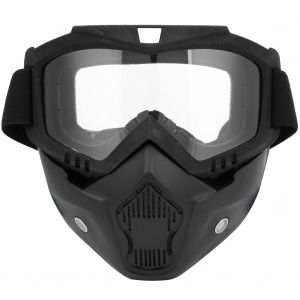 Masque De Sport Exterieur Pour Moto, Lunettes Coupe-Vent, Equipement De Cyclisme (Transparent) - Neuf