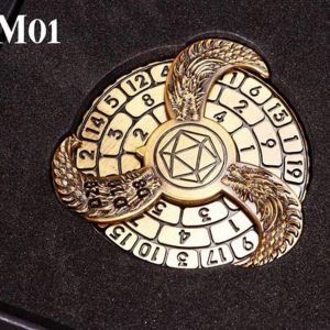 7-en-1 Metal Fingertip Gyro D&D Dice pour Donjons et Dragons Spinner Dice Nouveau - Neuf