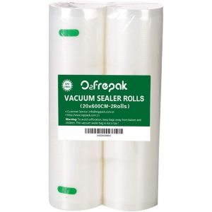 2 Rouleau 20x600cm Rouleau Sacs Pour Machine Sous Vide Alimentaire,sans BPA et LFGB Sac de Congelation Sous Vide,Compatible Avec n'importe Quelle Scelleuse Sous Vide - Neuf