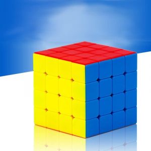 Infinite Cube magique de vitesse sans autocollants Puzzle Toys,le Puzzle le plus &eacute;ducatif pour am&eacute;liorer efficacement la concentration (4 x 4 couleurs) - Neuf
