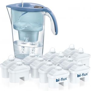 J9074A1 Kit 13 Filtres Bi-Flux Et Carafe Filtrante, 2,3 Litres Au Total, 1,2 Litres Filtr&eacute;s - Neuf