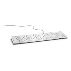 DELL Clavier filaire - KB216 - Royaume-Uni (QWERTY) - blanc - Neuf