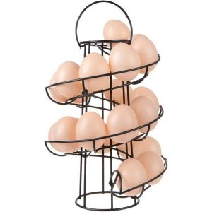 Shiba-Support À ?Ufs - Distributeur En Spirale Moderne Et De Luxe - Organisateur De Rangement D¿?Ufs De Poule En Fil Métallique Au[9 - Neuf
