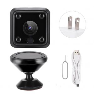 Mini camera de surveillance dissimulee sans fil WiFi HD 1080p, securite pour la maison et le bureau, prise americaine 110-240 V - Neuf