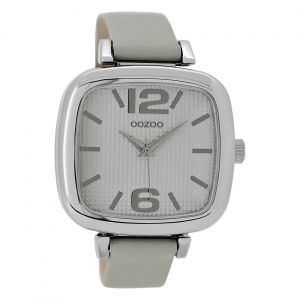 Montre Femme Oozoo Timepieces Analogique Cuir Gris Uoc9180a - Neuf