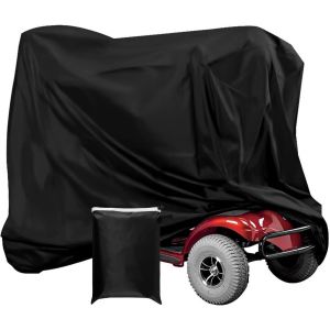 Large Mobility Scooter Cover 190 X 117 X 71 Cm - Dustproof And Waterproof - 190d Oxford - Indoor And Outdoor Protection - Neuf