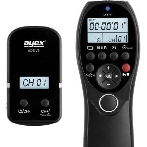Ax-5 Vt Minuteur Sans Fil Pour Photos Et Vid&eacute;os Compatible Avec Sony S2 Kombi D&eacute;clencheur &Agrave; Distance Pour Cam&eacute;scopes Et Appareils Photo Par Exemple Hdr-Cx220E Hdr-Pj220E Hdr-Cx290E A7R4 A9 A[Z4351] - Neuf