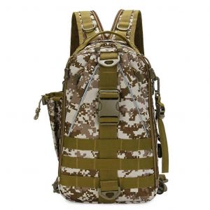 Sac &Agrave; Dos Tactique De P&ecirc;che En Ext&eacute;rieur, Sac &Agrave; App&acirc;ts, Outils, Rangement, Sac Bandouli&egrave;re Avec Porte-Canne, Nylon Imperm&eacute;able, Accessoires De P&ecirc;che (Couleur : Cp) - Neuf