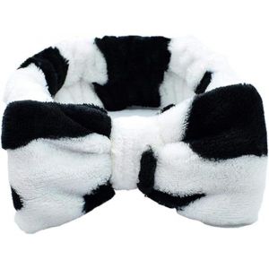 Flanelle Bandeau Femmes Spots Noeud Dans Les Cheveux, Enroulez La Bande De Serviette De Visage De Maquillage De La Bande - Neuf