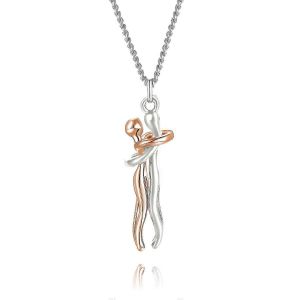 Collier De Couple C&acirc;lin S925 Argent Sterling C&acirc;lin Bijoux Pour Lui Et Son Cadeau De La Saint-Valentin - Neuf