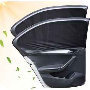 Baby Car Sun Shades, 2 X Car Socks, Block Uv Rays For Children And Animals, Car Sun Protection, Universal Size For Most Cars - Neuf