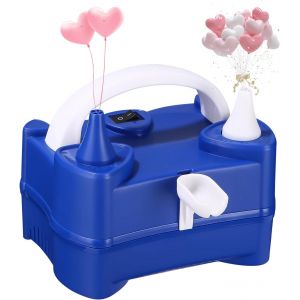 ChenQuanSarl-Pompe À Ballon Électrique, Pompe Ballon 400W, Pompe Ballon Anniversaire, Double Buse Portable Pour Gonfler Rapidement Les Ballons, Parfait Pour La Fête, La Décoration Festive. ¿85Db - Neuf