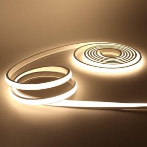 Bandeau Led Cob 220v, Ip65 &Eacute;tanche Flexible N&eacute;on Led Strip 288 Leds/M Bandes &Agrave; Led Ruban Pour Diy Chambre, Cuisine, Exterieur Maison D&eacute;coration. Blanc Naturel,15m[Rub9220256] - Neuf