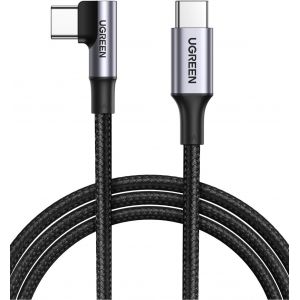 KALANKA-C&acirc;ble USB C vers USB C Coud&eacute; 100W Charge Rapide C&acirc;ble USB Type C 5A en Nylon Tress&eacute; Compatible avec iPhone 17 Pro Max Air 16 MacBook Pro iPad Galaxy S25 Plus Ultra S23 A54 Steam Deck (0.5M) - Neuf