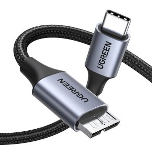 Câble Usb C Vers Micro Usb 3.0 Câble Usb Type C Disque Dur Externe Compatible Avec Usb 3.0 Boîtier Disque Dur (1M)[BLE7110005] - Neuf