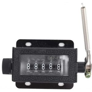 Mini compteur mécanique manuel comptage arithmomètre à 5 chiffres - Neuf