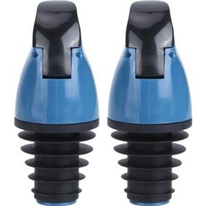Bouchon de verseur d'huile - Cuisine - Bleu marine - Anti-fuite - Facile &agrave; utiliser - Durable - Neuf
