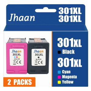 301XL Multipack-2P cartouche d'encre compatible avec HP 301XL pour HP 4500 5530 2540 1510 2544 2549 4630 2620 266 22un seul ensemble - Neuf