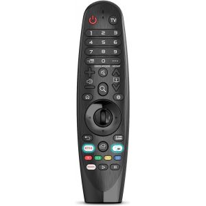 Remplacement T&eacute;l&eacute;commande Compatible avec LG TVs,Universelle Infrarouge T&eacute;l&eacute;commande pour Tout Le LG T&eacute;l&eacute;viseurs avec Netflix,Movies Boutons (Aucune Fonction de Voix et de Pointeur)-Noir - Neuf
