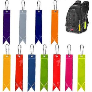Pendentif R&eacute;fl&eacute;chissant, 11pcs Pendentif R&eacute;flecteur De S&eacute;curit&eacute;, Pendentif R&eacute;flecteur Pour Enfants, R&eacute;flecteur De S&eacute;curit&eacute; Streamer, Pour Sac D'&eacute;cole V&ecirc;tements Sac &Agrave; Dos Cyclisme Marche Course - Neuf