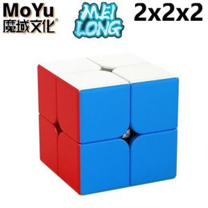MoYu Meilong Cube magique 3x3 2x2 professionnel 4x4 spécial miroir vitesse Puzzle enfants jouets cadeau 3x3x3 Original hongrois Cubo Magico-2X2x2 A - Neuf