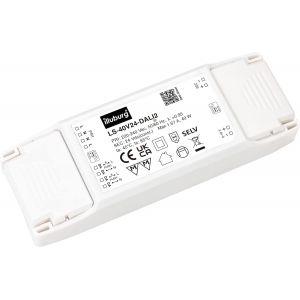 Transformateur LED 24V 40W Variable DALI PUSH 0-10V Sans Scintillement LED Bloc d'Alimentation Driver - Neuf