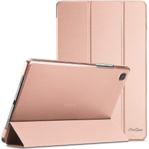 Coque Pour Galaxy Tab A8 10.5"" (Sm-X200 Sm-X205 Sm-X207) En 2021 2022,Étui Housse De Protection Anti-Chute,Rabat Magnétique Stable,Ultra Léger Et Classique- Rose D'or - Neuf