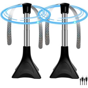 MAA-2 PCS Ventilateur Anti-Mouches Pliable & Extensible, Mouches et Moustiques Repoussent Les Ventilateurs, Usage Table/Suspendu pour Pique-Nique et Barbecue, Contre Les Moustiques San Produit Chimiq - Neuf