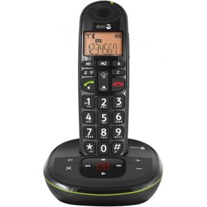 Phoneeasy 105Wr T&eacute;l&eacute;phone Sans Fil Pour Seniors Avec Grandes Touches, Son Amplifi&eacute; Et R&eacute;pondeur Int&eacute;gr&eacute; (Noir) [Version Fran&ccedil;aise] (Noir) - Neuf