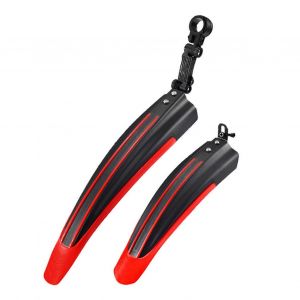 Ensemble De Garde-Boue De V&eacute;lo Pp Pneu De Cyclisme Universel Garde-Boue Avant Et Arri&egrave;re Avec Outil D'installation Pour V&eacute;lo De Route De Montagne Pour Enfants Rouge - Neuf