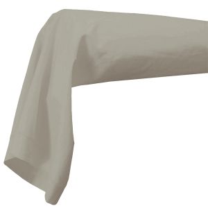 Taie De Traversin Unie En 100% Coton - Neuf