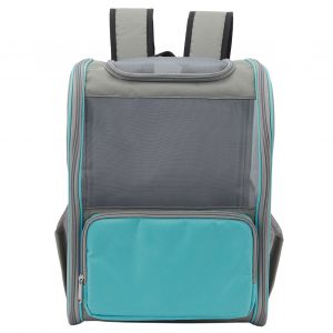 Sac A Dos De Transport Respirant Pour Animaux De Compagnie, Ideal Pour La Randonnee, Les Voyages Et L'exterieur, Pouvant Contenir Jusqu'a 7,5 Kg, Bleu - Neuf