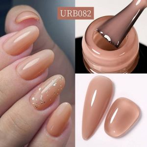 Ur Sugar-Gel De Base En Caoutchouc Cristal Nude,Vernis &Agrave; Ongles Uv Led,Document Naturel,Semi-Continu,Trempage,7ml.Urb082. - Neuf